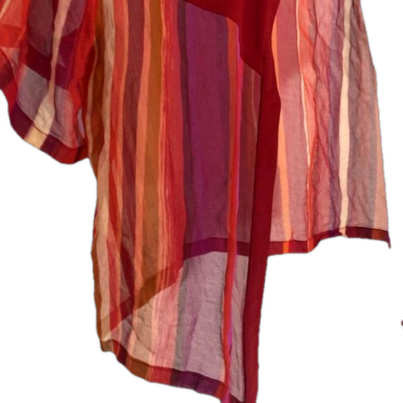 Joseph Ribkoff 100% Silk Crop Bolero Style Lightweight Jacket, Size 12 - Picture 3 of 12